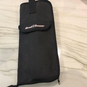 Road Runner Drum Stick Bag & 3 sets Promark American Hickory Drum Sticks Wood 5B